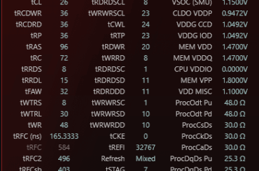 RAM timings help for already toasty DDR5 Dual Rank kit