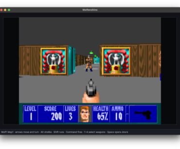 Play the 1992 Classic Wolfenstein 3D but with Modern Lighting Effects