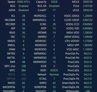 Anything left to tune on my DDR5-6000 Hynix A-die?