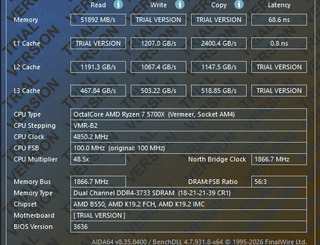 My stupid Ram oc on zen 3 with 2 different mismatched dimm 3733 1.38V