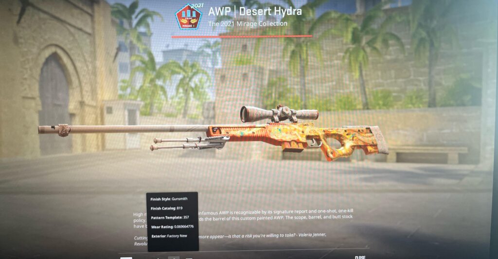 Did a 10% Trade Up for a FN AWP Desert Hydra and Hit