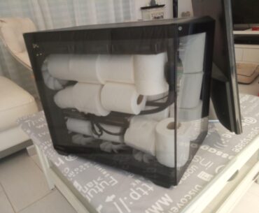 How bud protected his pc going on vacation...