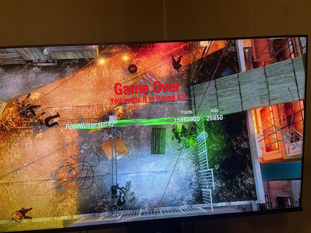 [BO] Made it to round 63 with 25850 kills on dead ops arcade 1 I have a feeling this is at least rank 1000 anyone know if this is true?
