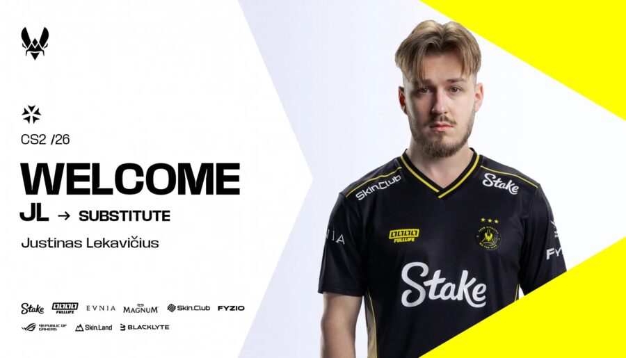 Team Vitality signs Justinas “jL” Lekavičius as a sub on its Counter-S
