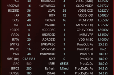 Final CL30 - 6000MHZ - 2200FCLK - Heavy CO