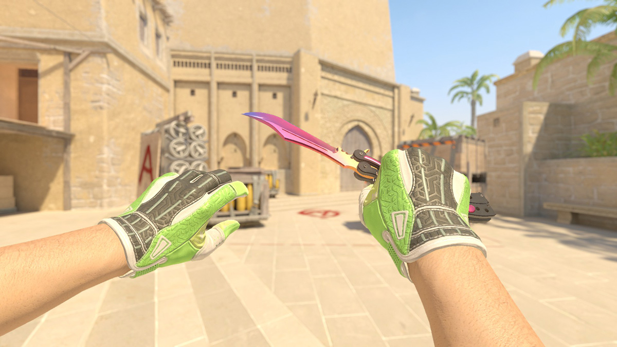 Sport Gloves Hedge Maze + Butterfly Knife Fade
