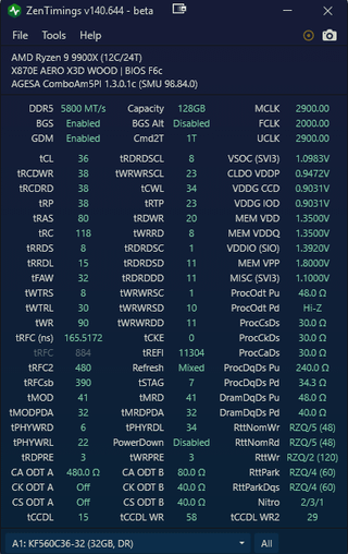 So close to 6000MT/s on 4xDDR5 sticks, yet so far.