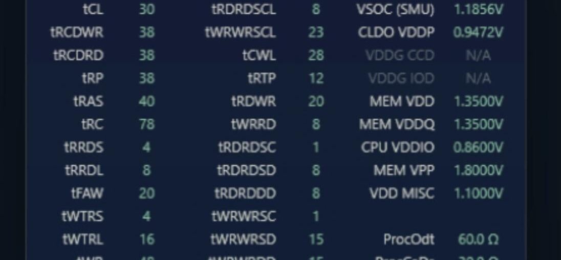 Need help with D5 timings and PBO