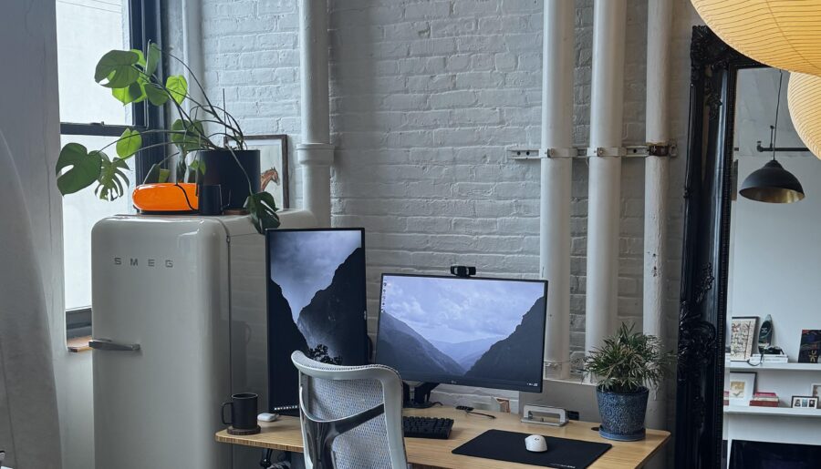 Brooklyn loft setup 🌖