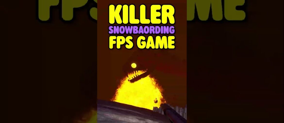 You're basically snowboarding in this FPS game #dieathlongpartner