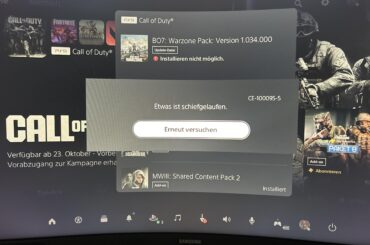 Kann warzone nicht herunterladen
