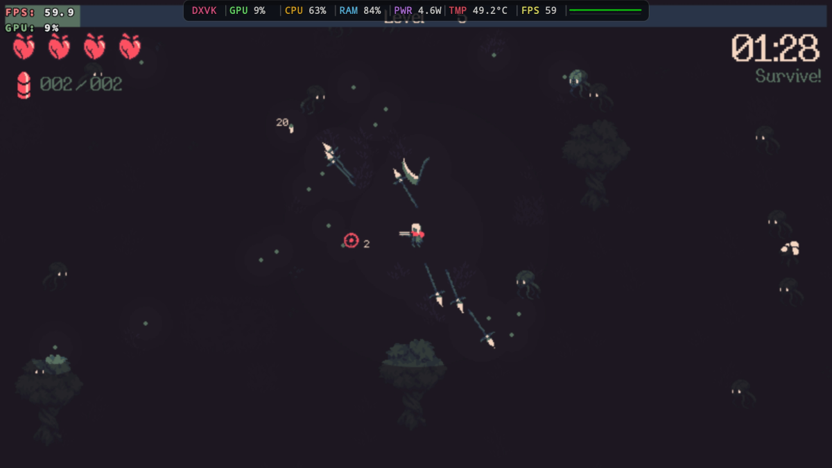 20 minutes till dawn running on GameHub