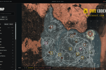 DMZ’s Hajin map with the official location markers, all in one place