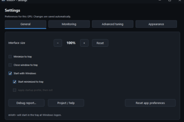MVOLT Settings Question